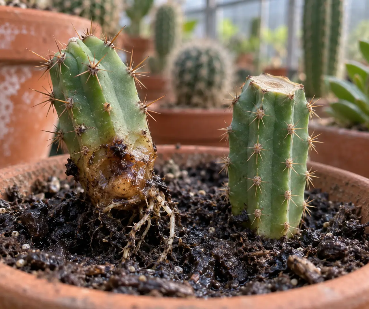 Bouturage des cactus : le séchage oublié qui fait pourrir les boutures