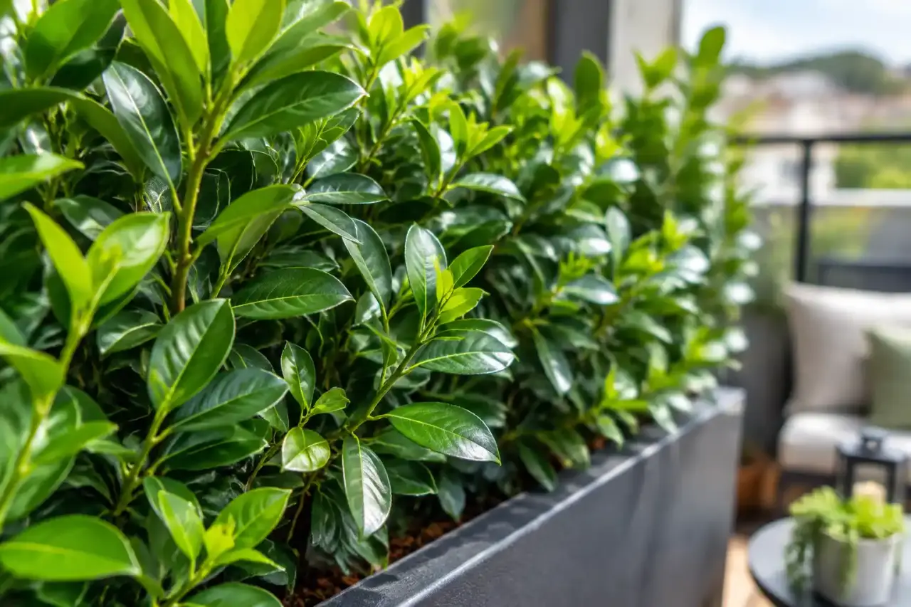 Plante brise-vue en jardinière : dense, persistante et adaptée à votre balcon