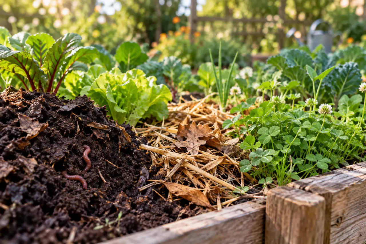 Remplir son carré potager en permaculture : 3 méthodes pour un sol fertile et autonome