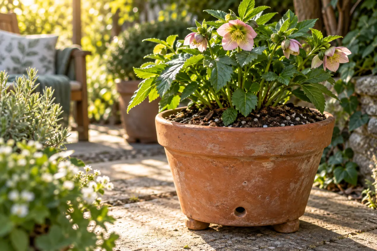 Plante vivace en pot : choisir la bonne exposition sans piéger les racines