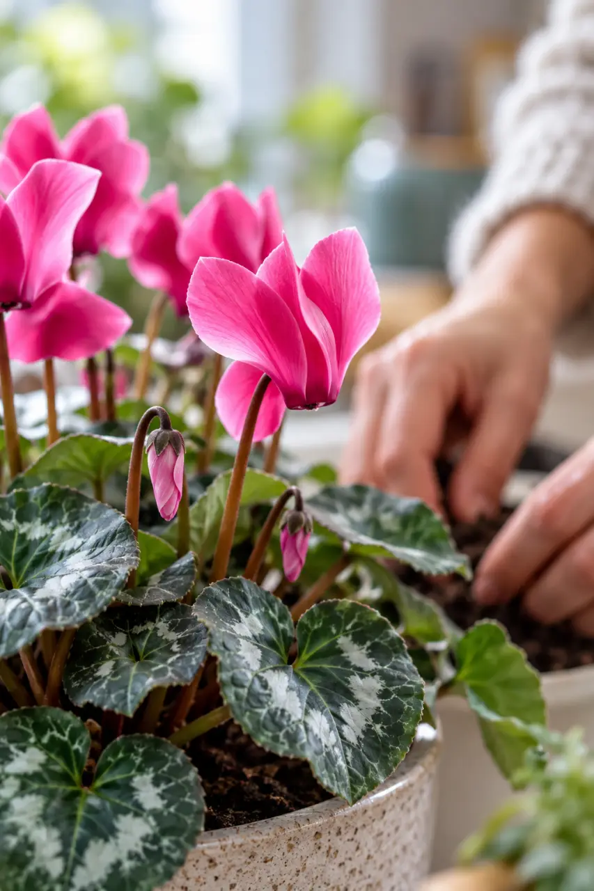 Entretien du cyclamen : 16 °C maximum et 4 gestes pour le faire refleurir