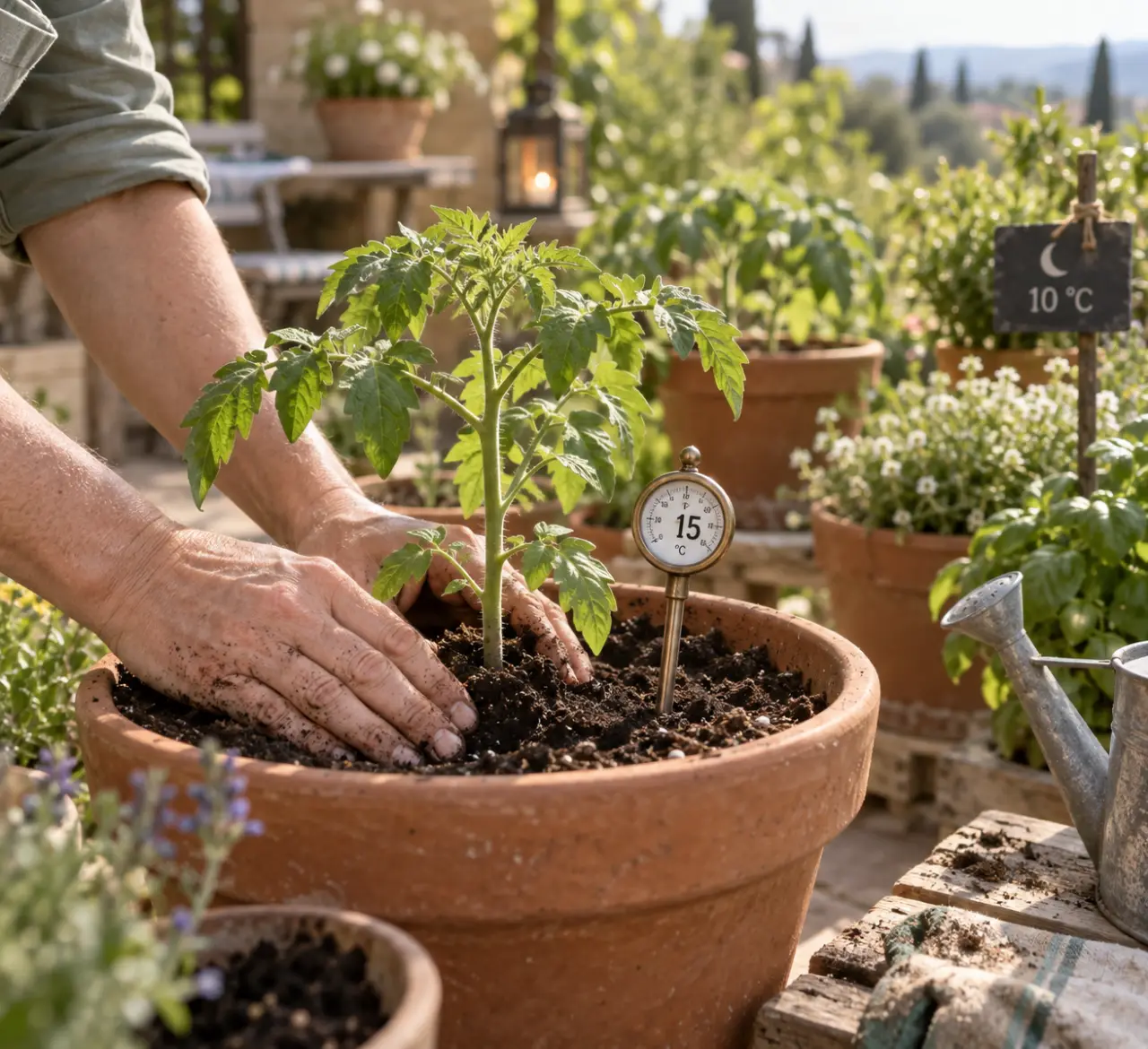 Quand planter les tomates en pot ? Attendez 10 °C la nuit et un sol à 15 °C